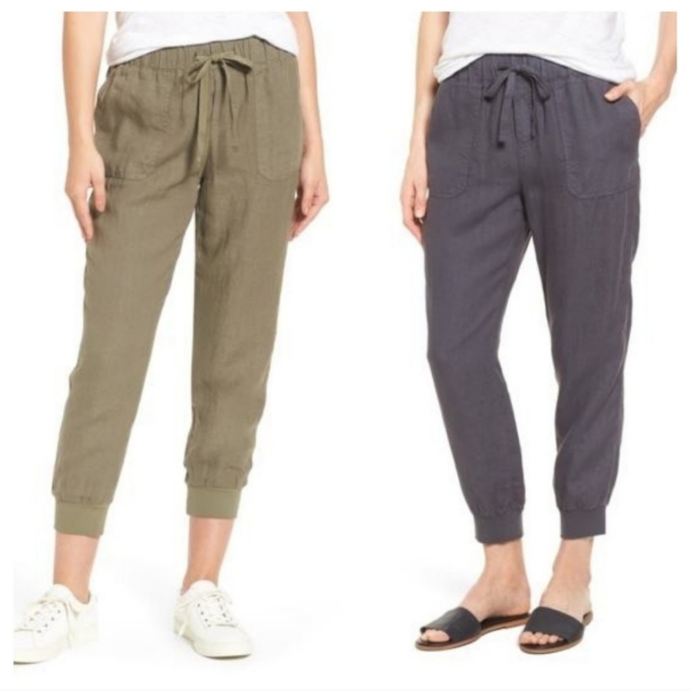 100% linen pants